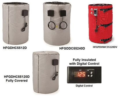 BriskHeat Full-Coverage Drum Heaters