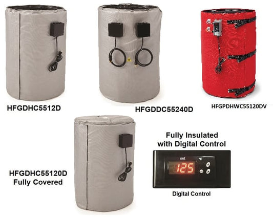 BriskHeat Full-Coverage Drum Heaters
