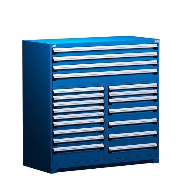 R Stationary Multi-Drawers Cabinet, With Compartments, 20 Drawers (60"W X 24"D X 60"H)