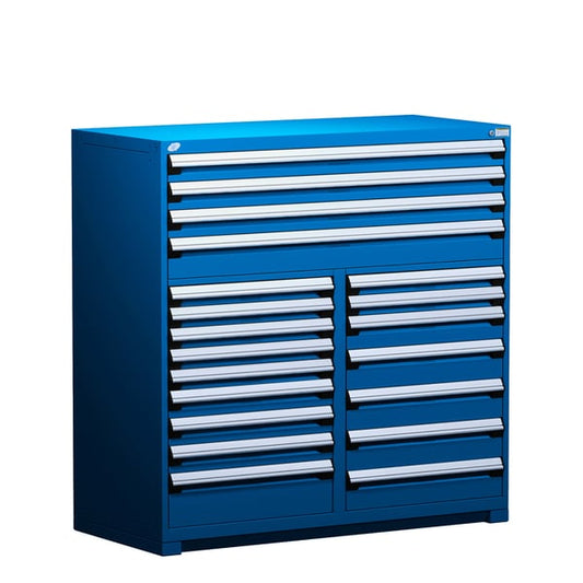 R Stationary Multi-Drawers Cabinet, With Compartments, 20 Drawers (60"W X 24"D X 60"H)