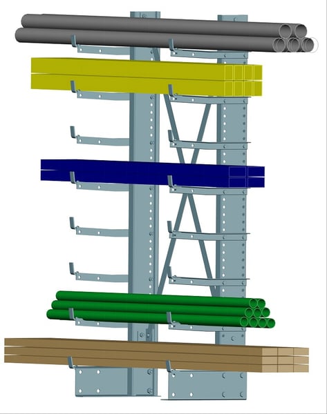 Steeltree® 08 Medium Duty Cantilever Racks