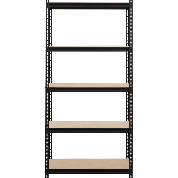 Bulk Rack Rivitled Steel Shelving, 36x18x72, 5 Shelf, 2,300lb