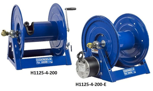 Hand Crank & Powered Rewind Hose Reel
