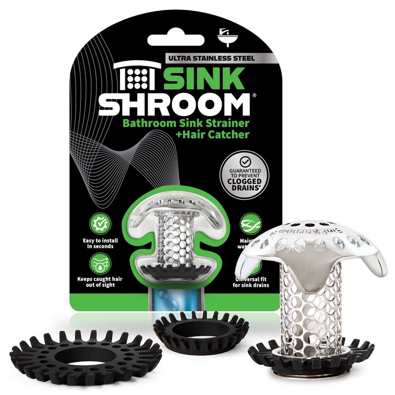 SinkShroom Chrome Stainless Steel Drain Protector