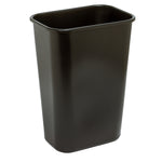 Highmark 10.25 gal Black Plastic Wastebasket