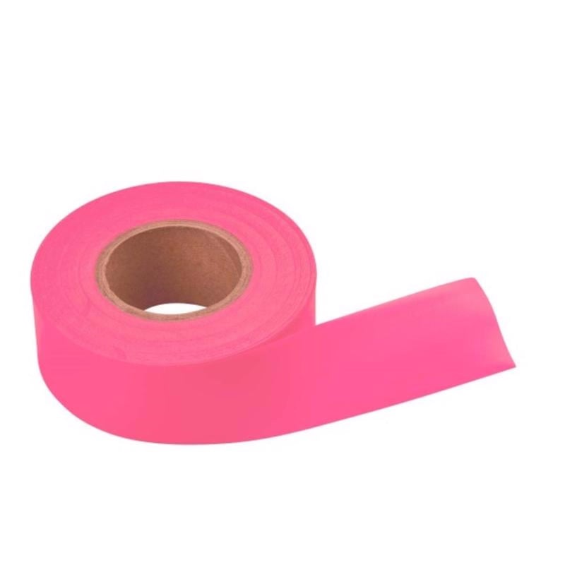C.H. Hanson 150 ft. L X 1.2 in. W PVC Flagging Tape Fluorescent Pink