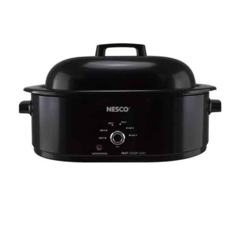 Nesco Black Porcelain 18 qt Roaster Oven 17 in. H X 13 in. W X 24 in. L