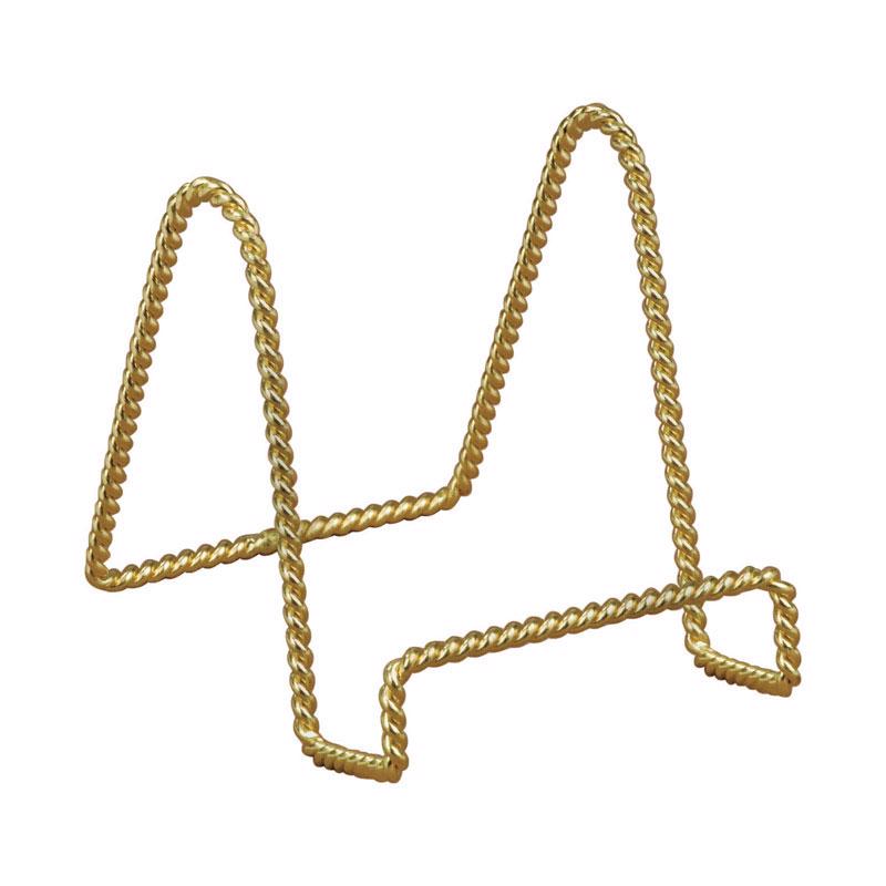 Tripar 4 in. Brass Plate Stand
