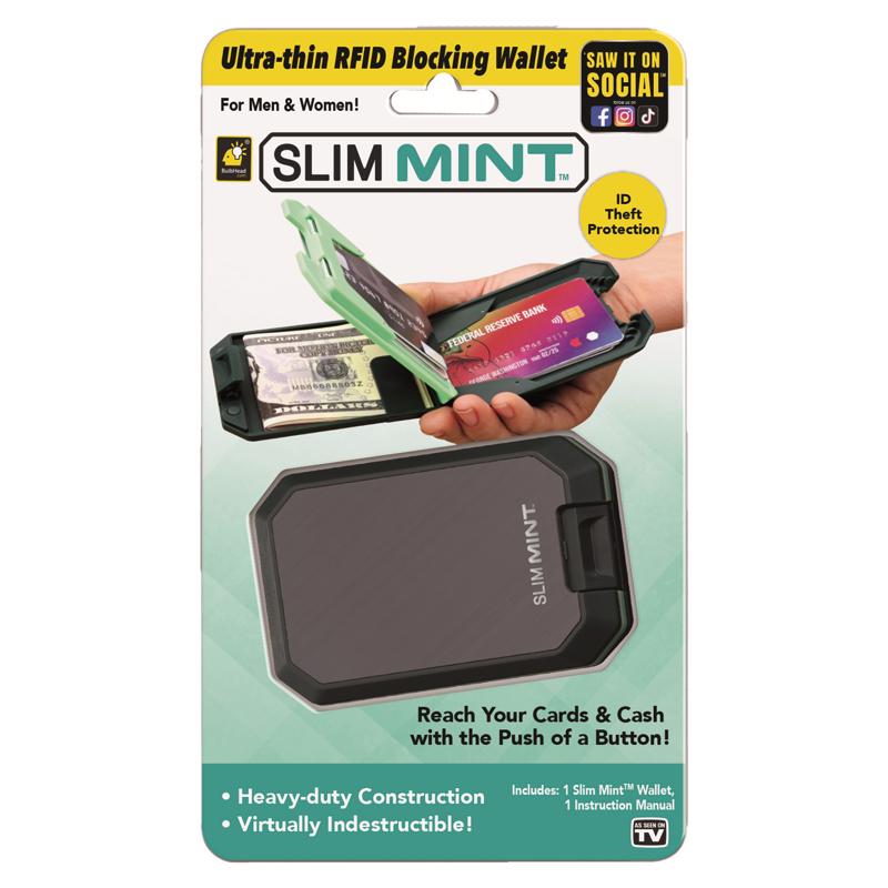As Seen On Tv Ultra-thin RFID Blocking Slim Mint Wallet 1 pk
