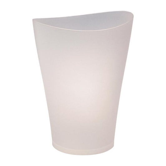 Rubbermaid Spa Works 2.25 gal Clear Plastic Vanity Wastebasket