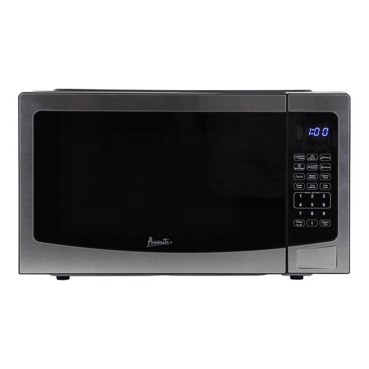Avanti 1.1 cu ft Black/Silver Microwave 1000 W