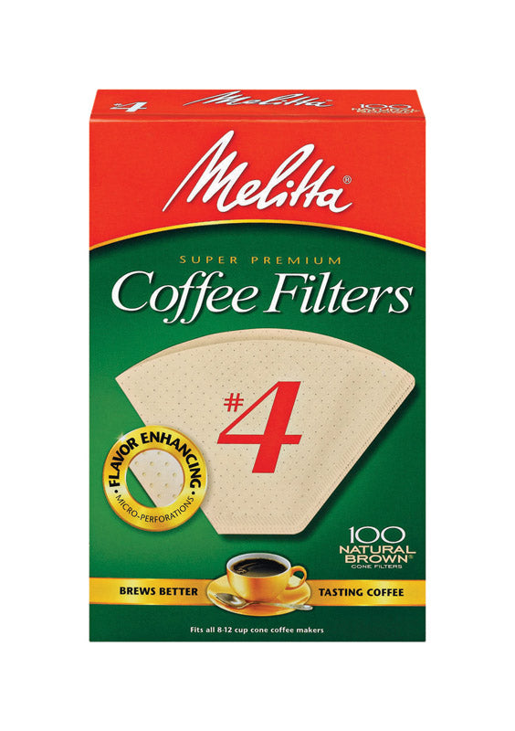 Melitta 12 cups Brown Cone Coffee Filter 1 pk