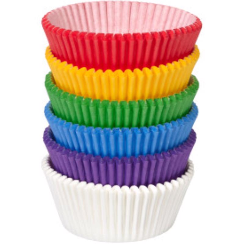 Wilton 2 in. Rainbow Baking Cups 150 pc
