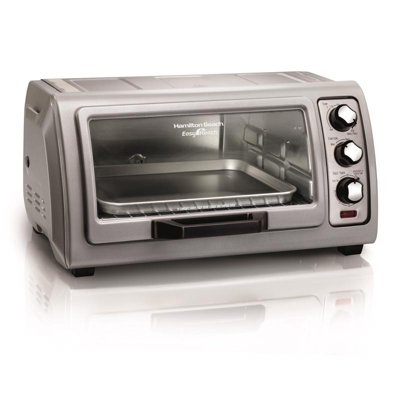 Hamilton Beach Metal Silver 6 slot Toaster Oven 10.81 in. H X 20.13 in. W X 16.69 in. D