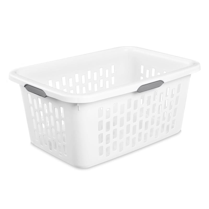 Sterilite White Plastic Laundry Basket