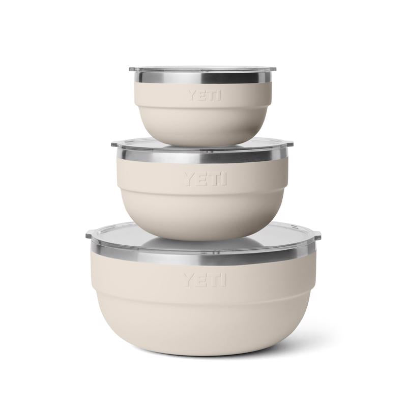 YETI Rambler 3 pc Stainless Steel Cape Taupe Standard Bowl Set 3 pc