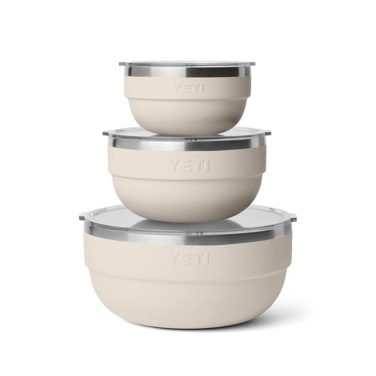 YETI Rambler 3 pc Stainless Steel Cape Taupe Standard Bowl Set 3 pc