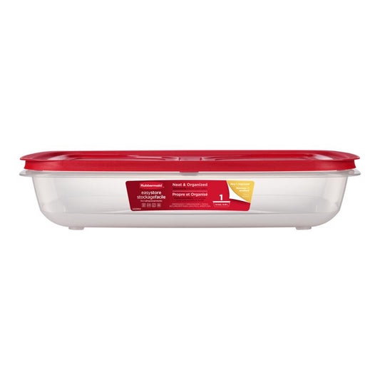 Rubbermaid Easy Store 28.8 cups Clear Food Container and Lid 1 pk