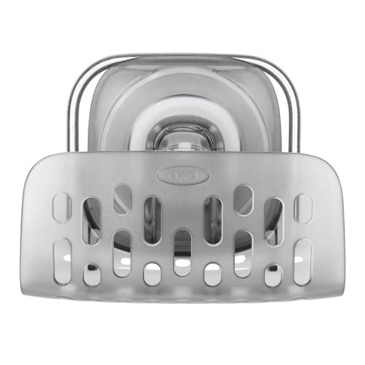 OXO Good Grips 3 in. L X 4 in. W X 3 in. H Plastic/Stainless Steel Sponge Holder