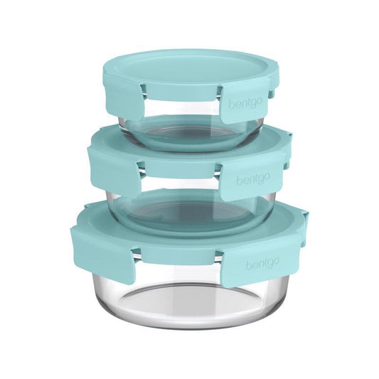 Bentgo Aqua Food Storage Container Set 3 pk