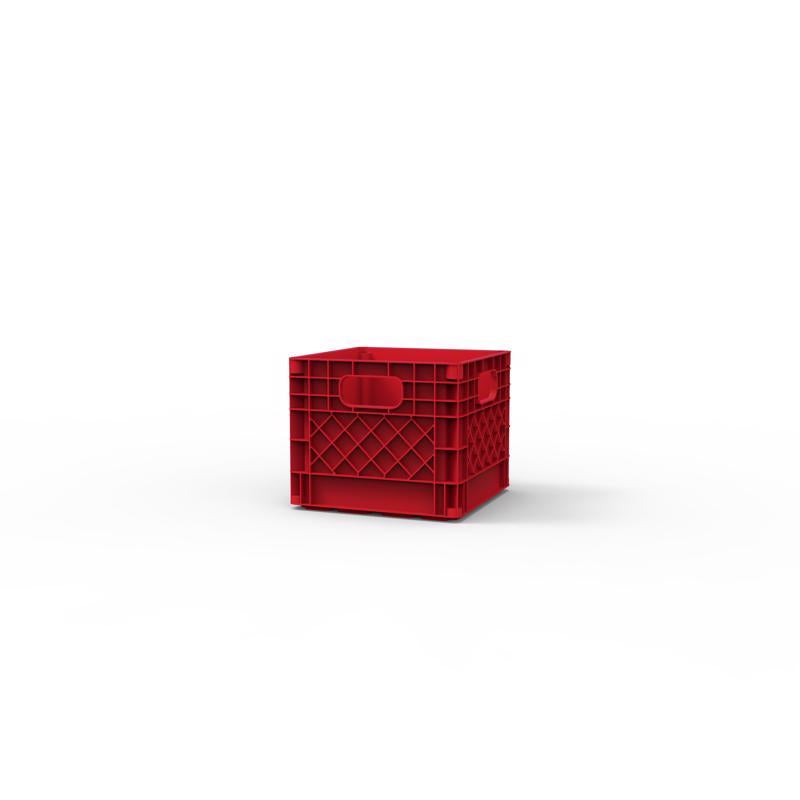 Organize-it Red Miniature Storage Bin 5.5 in. H X 6.5 in. W X 6.5 in. D Stackable