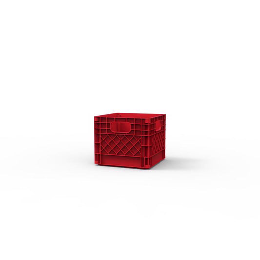 Organize-it Red Miniature Storage Bin 5.5 in. H X 6.5 in. W X 6.5 in. D Stackable