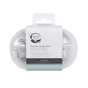 Zenna Home Frost Clear Plastic Soap Dish 2615KK2, Pack of 2