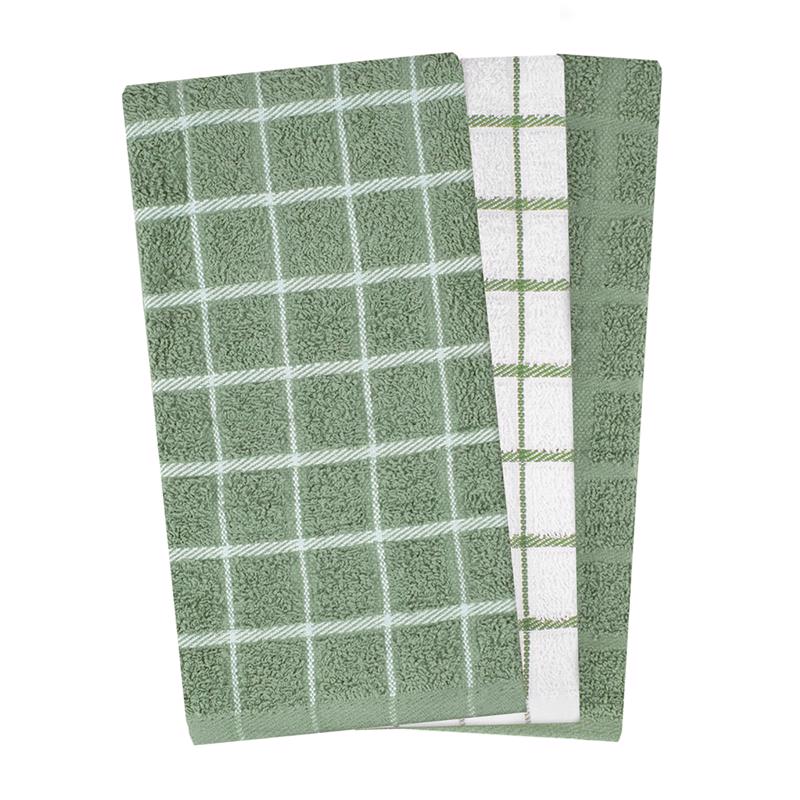 Ritz Juniper Cotton Kitchen Towel 3 pk