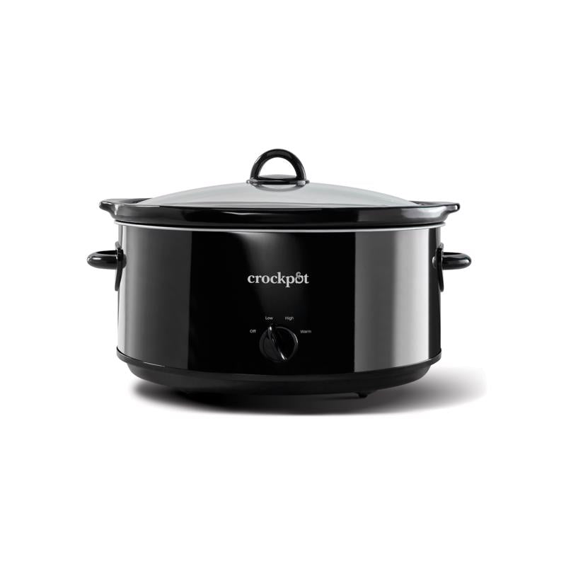 Crock-Pot 8 qt Black Stoneware Slow Cooker