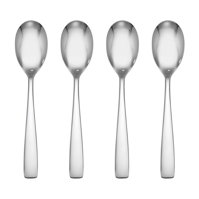 Hampton Forge Austin Silver Stainless Steel Flatware Teaspoon Set 4 pc