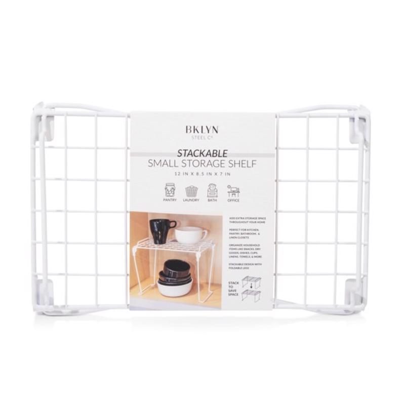 Core Home 2 in. H X 8 in. W X 12 in. L White Stackable Shelf