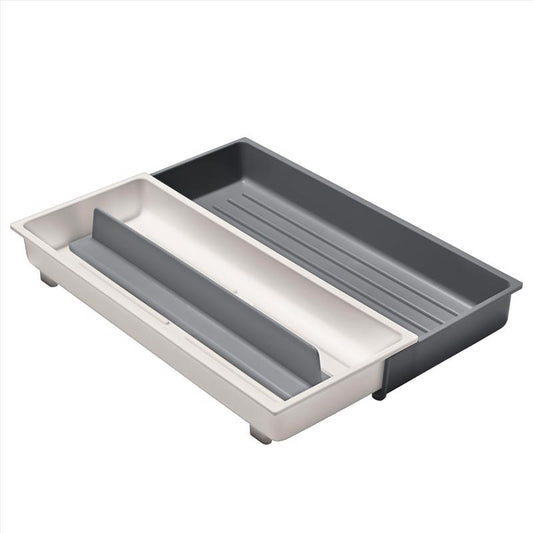OXO 7.5 in. H X 16.5 in. W X 2.55 in. D Plastic Adjustable Drawer Organizer