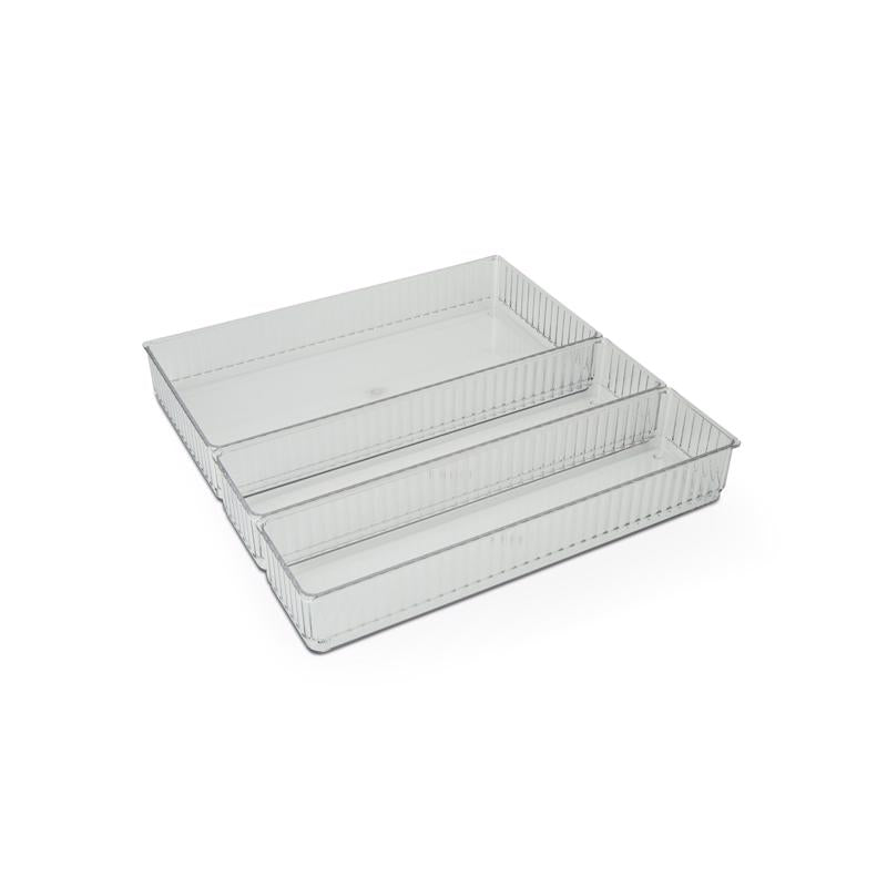 Core Home 2 in. H X 7 in. W X 13 in. D Ceramic/Stainless Steel Drawer Organizer Set