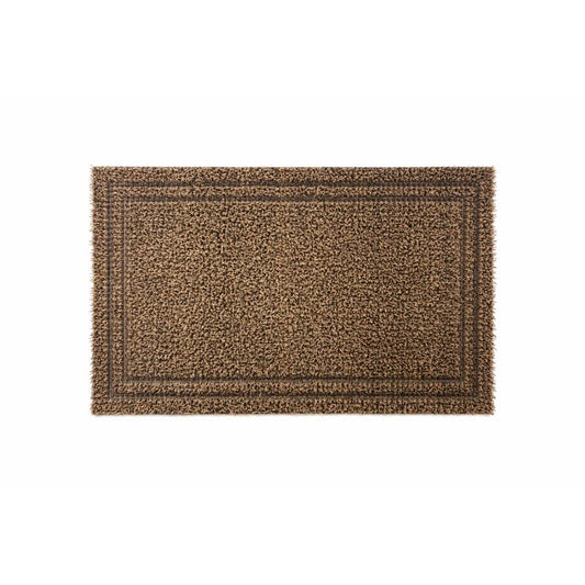 GrassWorx 20 in. W X 36 in. L Tan Double Border Astroturf Door Mat