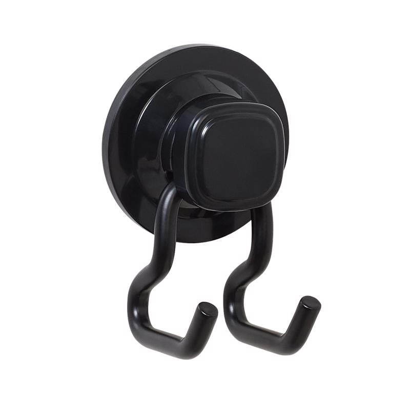 Zenna Home Matte Black Double Suction Hook
