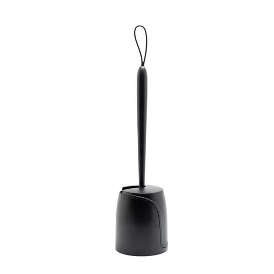 Zenna Home Toilet Bowl Brush & Holder Black