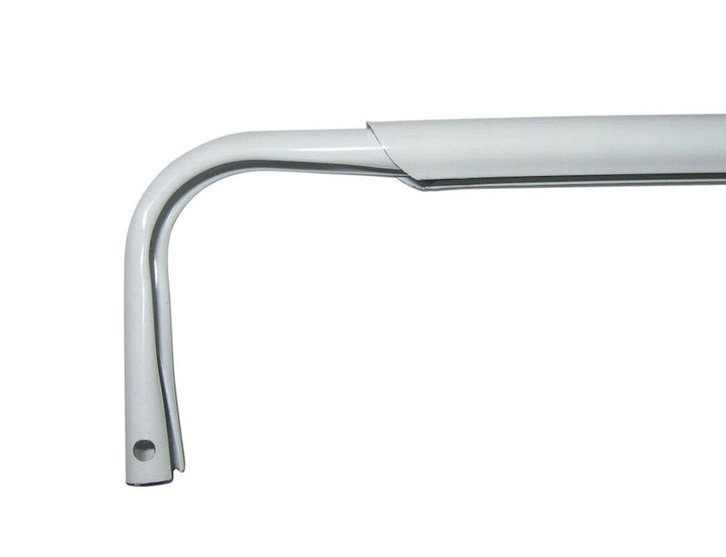 Kenney White Traditional/Transitional Curtain Rod 84 in. L X 120 in. L