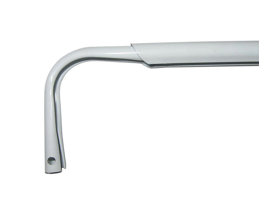 Kenney White Traditional/Transitional Curtain Rod 84 in. L X 120 in. L