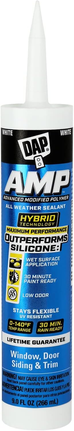 CAULK POLYMR KBP WHT 9OZ