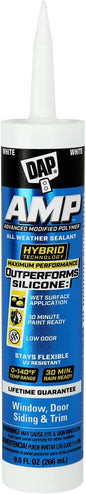 CAULK POLYMR KBP WHT 9OZ