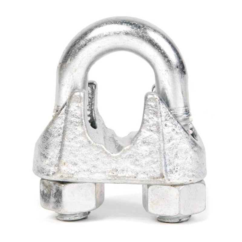 Koch Industries Zinc-Plated Forged Steel Wire Rope Clip 3/8 in. L
