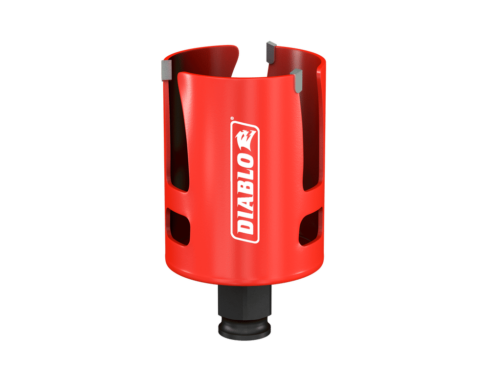 Diablo Demo Demon 2-1/8 in. Carbide Tipped Rough-In 2-3/8 in. L Hole Saw