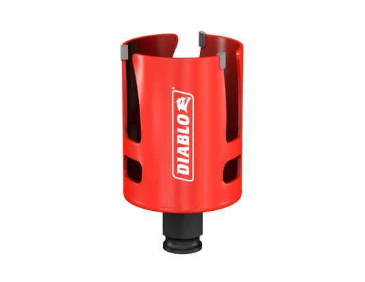 Diablo Demo Demon 2-1/8 in. Carbide Tipped Rough-In 2-3/8 in. L Hole Saw