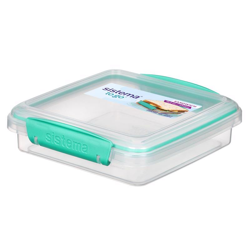 Sistema 15.2 oz Clear Sandwich Box 1 pk