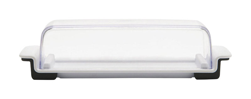 OXO Good Grips Black/White Plastic Butter Dish 4 oz
