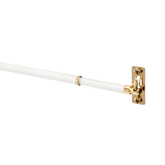 Kenney White Traditional/Transitional Sash Rod 21 in. L X 38 in. L