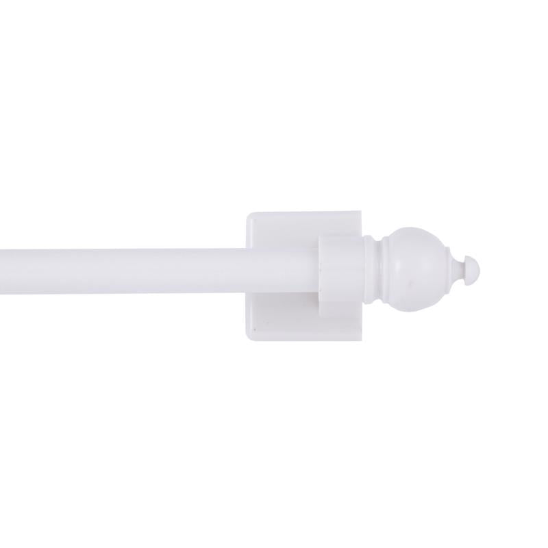 Kenney White Traditional/Transitional Magnet Cafe Rod 16 in. L X 28 in. L