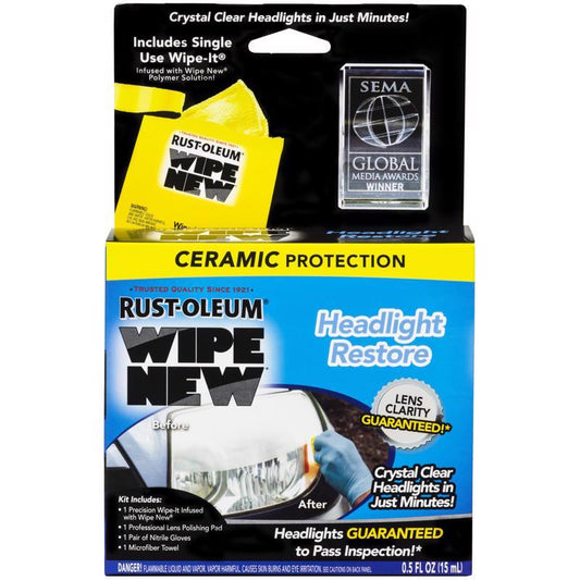 Rust-Oleum Wipe New Headlight Restorer Kit