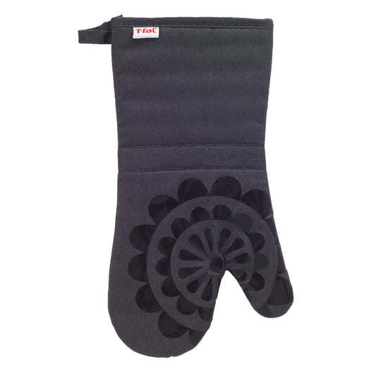 T-Fal Charcoal Medallion Cotton Oven Mitt