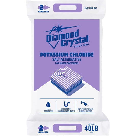 Diamond Crystal Potassium Chloride Crystal 40 lb